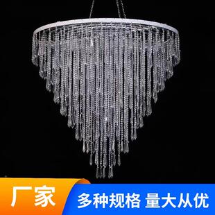 婚-庆道具珠帘吊灯式礼舞台饰吊顶灯装饰布置婚白欧色装饰灯