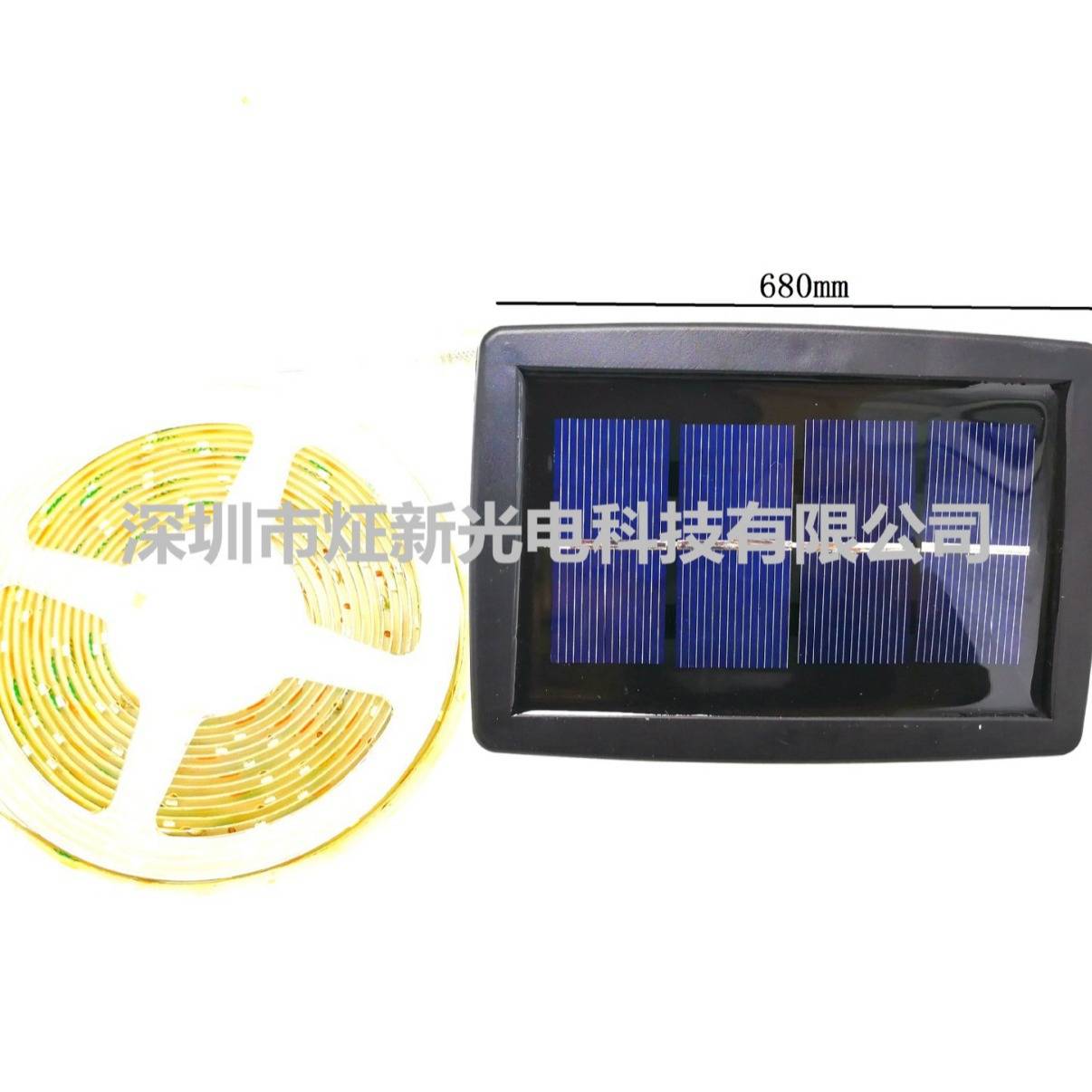 专业生产LED太阳能LED节能灯条 太阳能光感灯带 太阳能套装软灯带