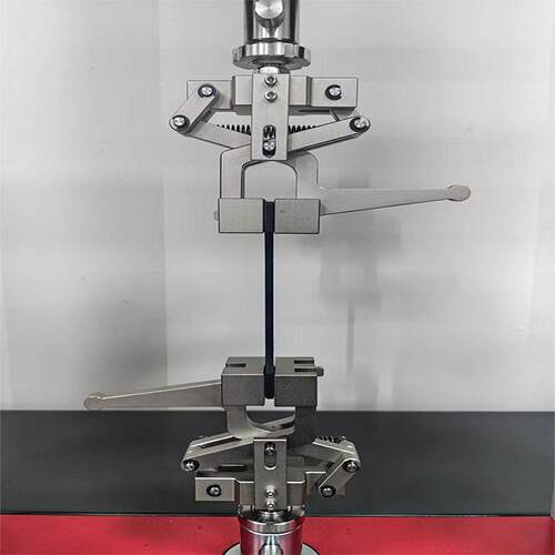 2KN杠杆橡塑夹具橡胶硅胶弹性体拉伸测试治具万能材料拉力夹具