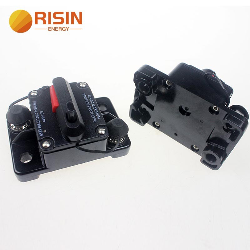 游艇汽车自动开关保险座2极断路器汽车自动断开N保险座50A-300A