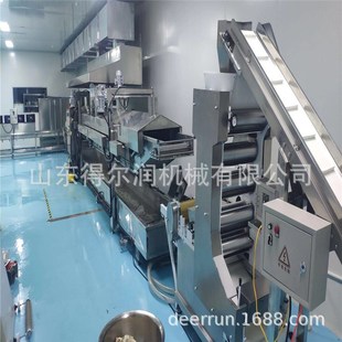 一次成型 小型油炸脆皮面片生产O线加工设备 2021新式 薄脆油炸机