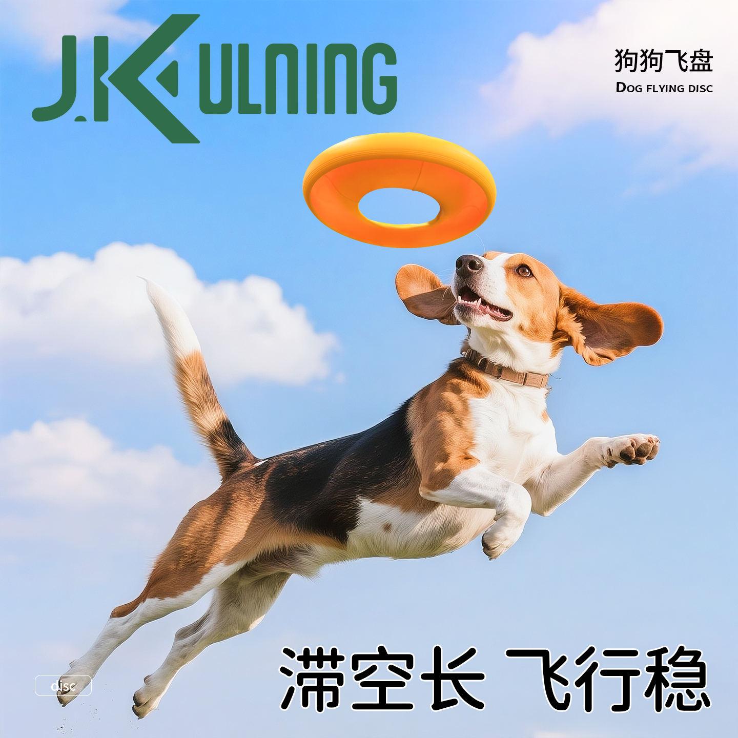 咬不烂狗狗飞盘边牧户外飞碟