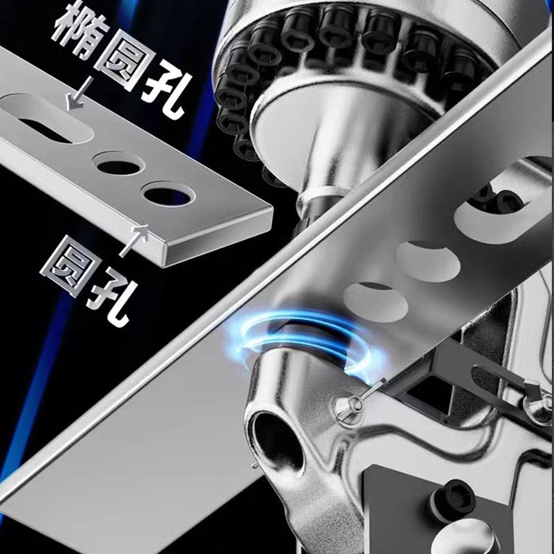 kt手提式小型电动液压冲孔机不锈钢开孔器打孔眼角铁角钢槽钢切断