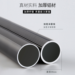 窗帘杆单杆罗马杆支架双杆固定托配件杆子全套简约挂钩式加厚轨道