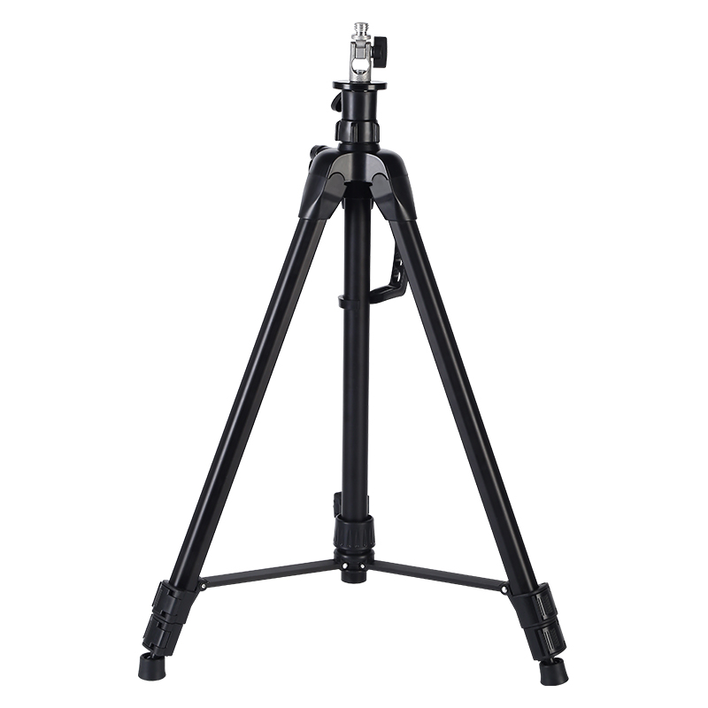 恒昌1.a2米水平仪支架1.6加厚升降伸缩杆铝合金红外线水准仪三脚