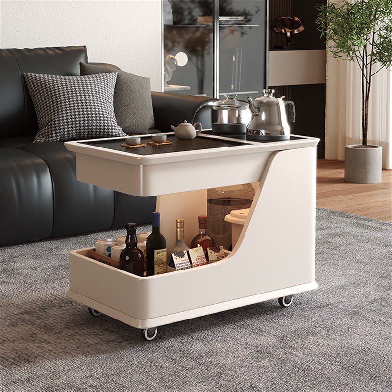 客厅可移动泡茶边几茶几家用阳y台小茶台桌烧水壶一体沙发侧边几