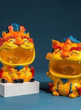 中国风故宫貔貅麒麟摆件创v意收纳客厅玄关家居装饰乔迁开业送礼