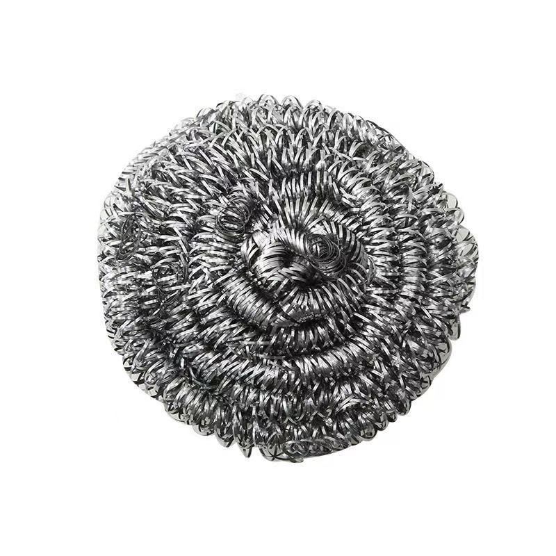 大号钢丝球不锈钢清洁球工业强力去锈厨房去污铁丝球特粗家用商用