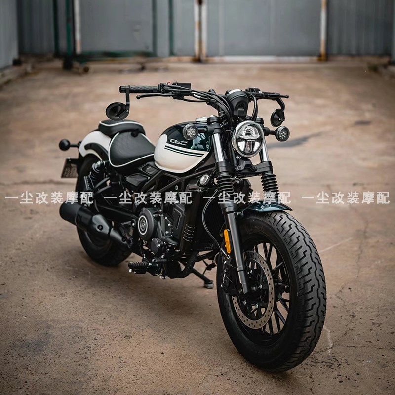 适用春风250clc手把镜RA灰石250闪300改装450clc摩托车tr后视镜cm