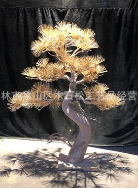 200105新木仿真树艺术装饰摆件仿实真款罗汉松商店橱窗玄关景2观