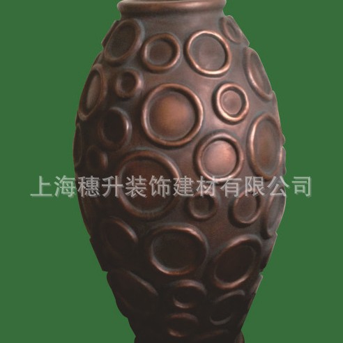 穗升GRC户外镂空景观花盆雕塑