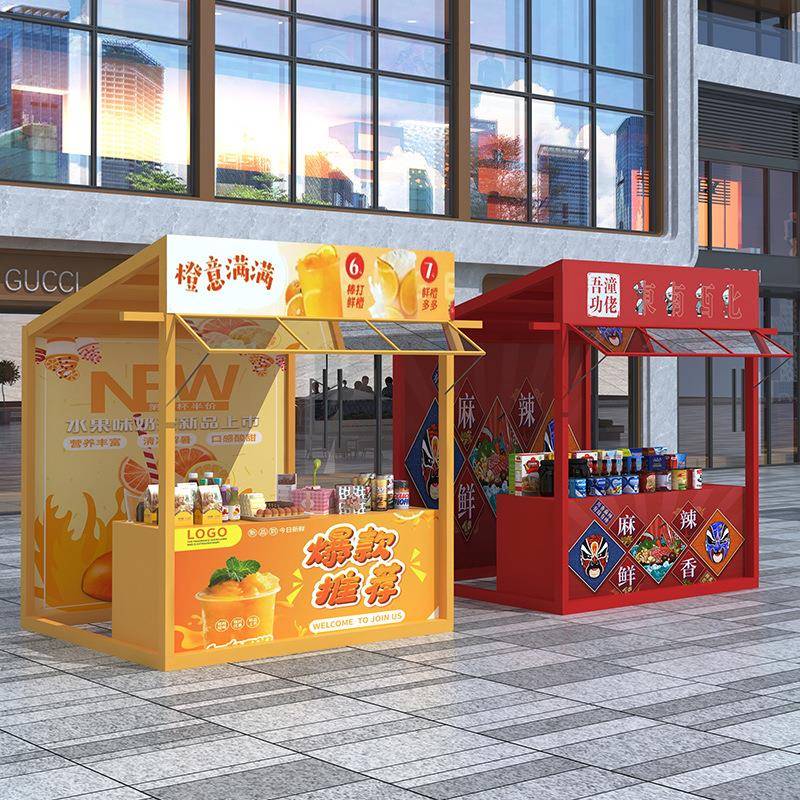 网红夜市活动摆摊桌促销棚架集市摊位展示架户外铁艺可移动摊位架