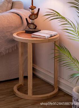 白蜡实物木边几客花厅沙发角几YVB床头柜茶桌阳木台置架室内创意