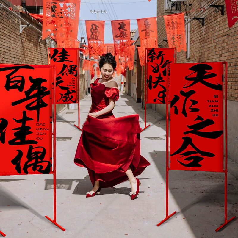 婚礼户外庭院迎宾引路立柱套装