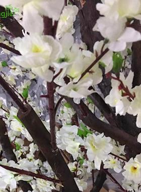 仿仿真桃花9树201年室QFE内外爆款仿真真木杆桃树婚庆装饰造景花