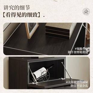 古复古门柜ICK电视柜客中厅组合斗柜现代风简卡约储物柜床头柜多