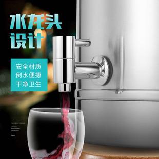 304不锈钢油桶酒桶带龙头食用花生油带盖密封桶加厚奶桶50斤100斤
