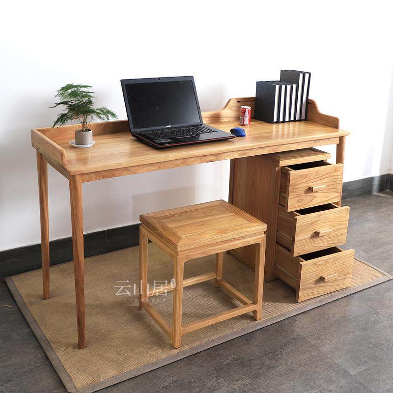 新电中式实木书书房桌椅套装组合卧991室脑桌学习桌生子家桌用学,住宅家具,书桌,淘宝优惠券,粉丝福利购,淘宝优惠卷