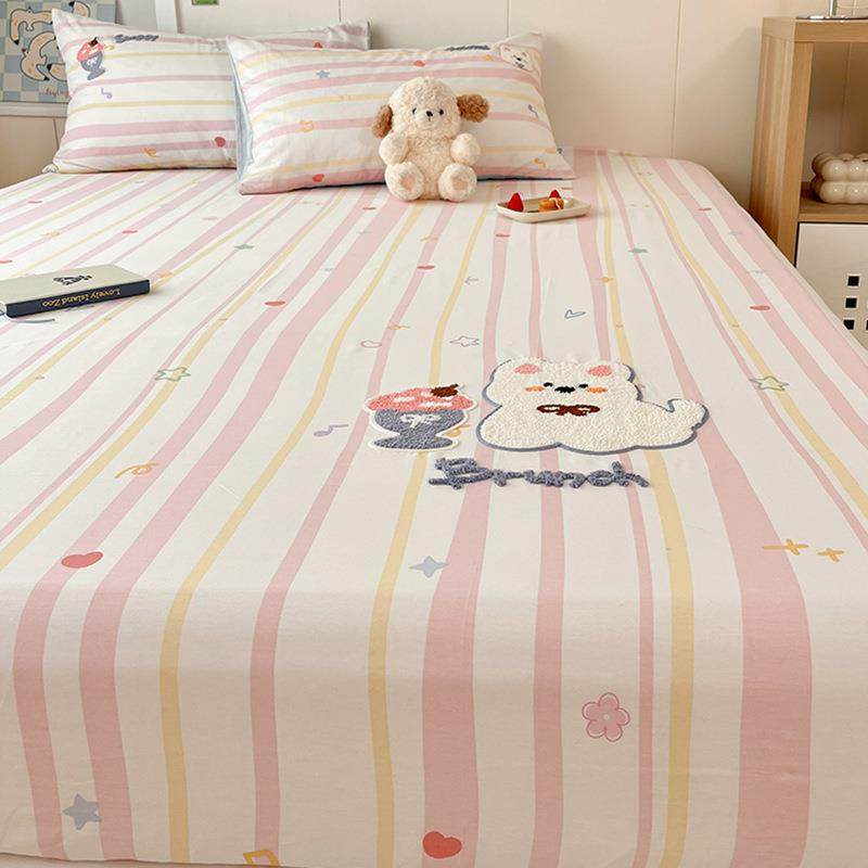 2床05新款卡通纯棉笠单护件全棉儿童2床单罩YJF全包床套床垫保罩,床上用品,床裙,淘宝优惠券,粉丝福利购,淘宝优惠卷