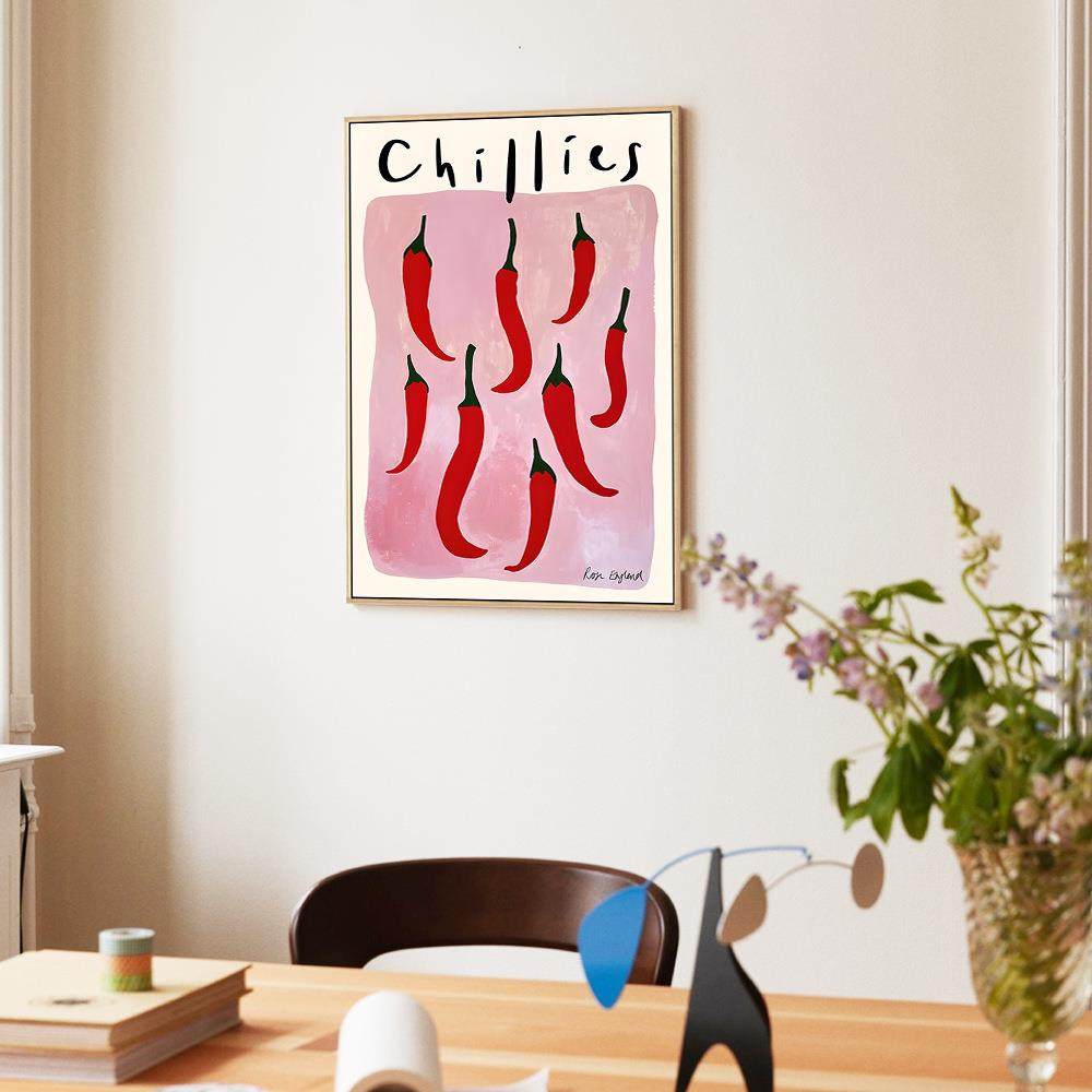 台丹麦设计法式浪漫复古客厅装饰墙画抽象艺术壁炉桌挂摆FVA画餐