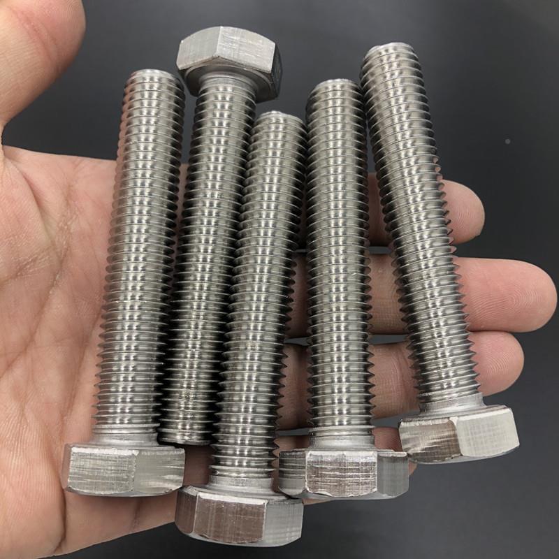 工厂3XJR034不锈钢D外六角螺栓全牙半牙六角头螺丝栓I螺N93