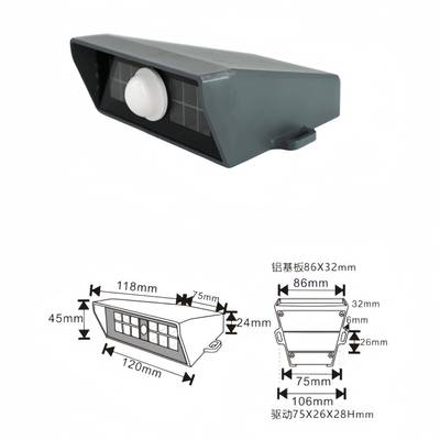 厂RX-PDH-T家直销W15WE户外防水LD防眩格步道灯9大功率栅爬地虎台