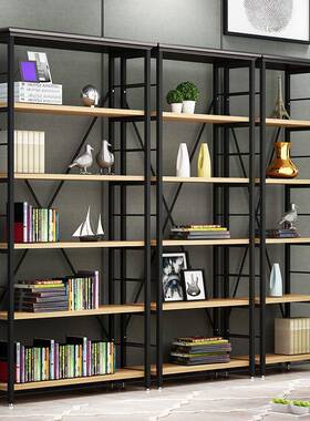 欧式书架架钢约木置物架客厅VBE陈列架简组合直厨房储物子搁板厂