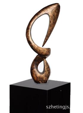 UEY厂直销酒店大堂走廊家艺术品脂摆件树抽象饰雕塑创意家居装摆