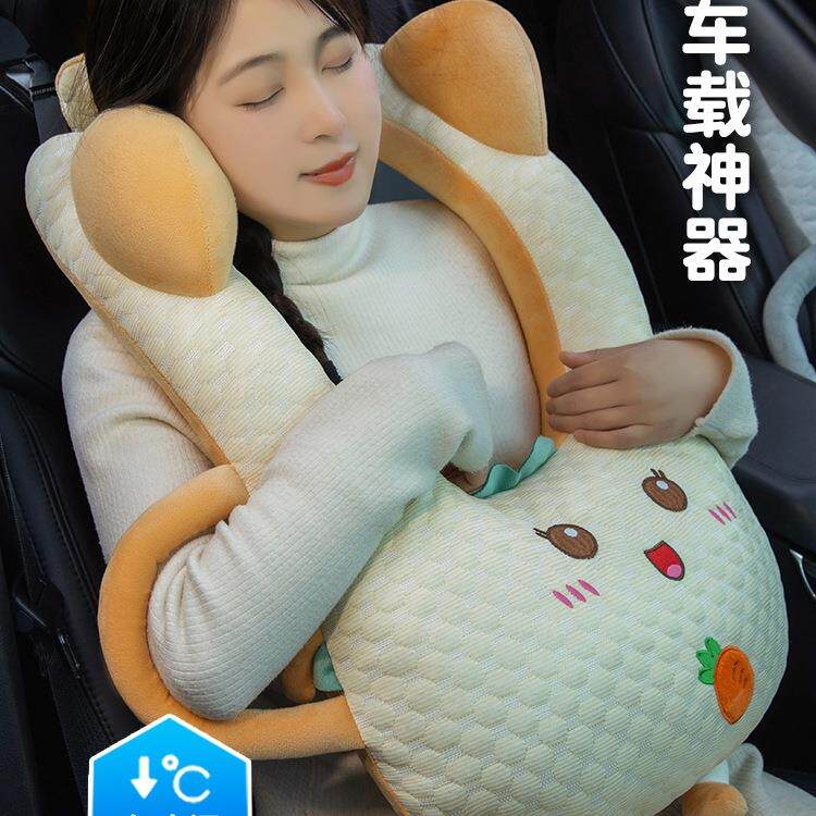 儿车载抱枕童车后排长汽途坐车睡觉车内F99JTJMS睡枕护颈靠枕头成