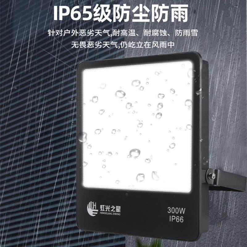 ?虹之星LED室外投光灯磨砂目玻防眩球场仓璃库户外光F78SSJM6防水