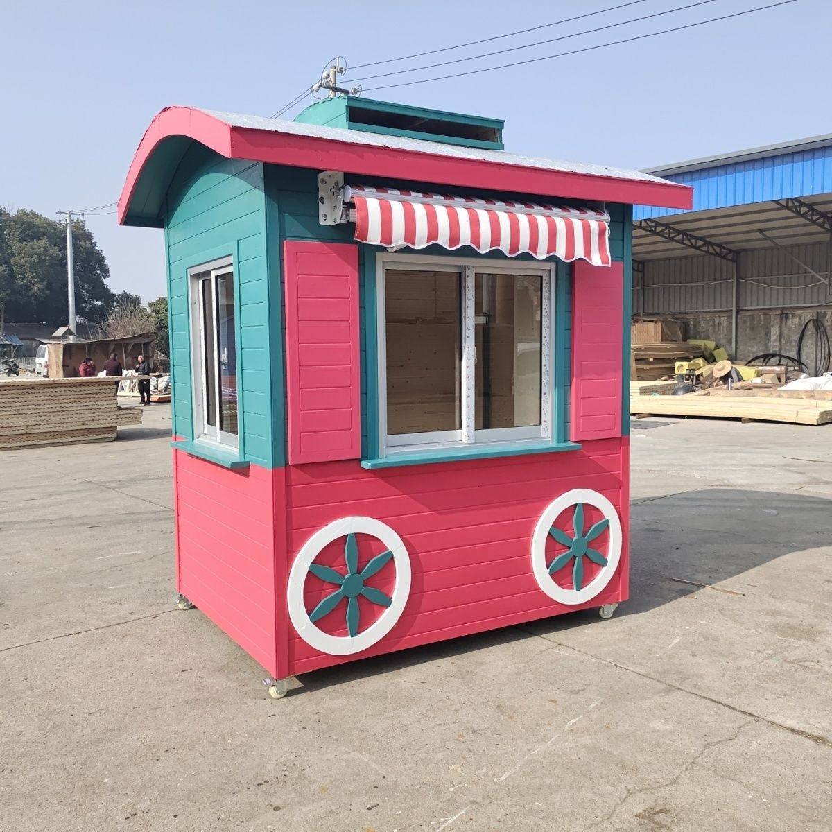 定制防腐木屋移动多功能