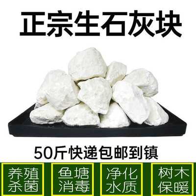 正宗生石灰块做变蛋除湿吸潮防霉干燥剂鱼塘消毒高纯度氧化钙