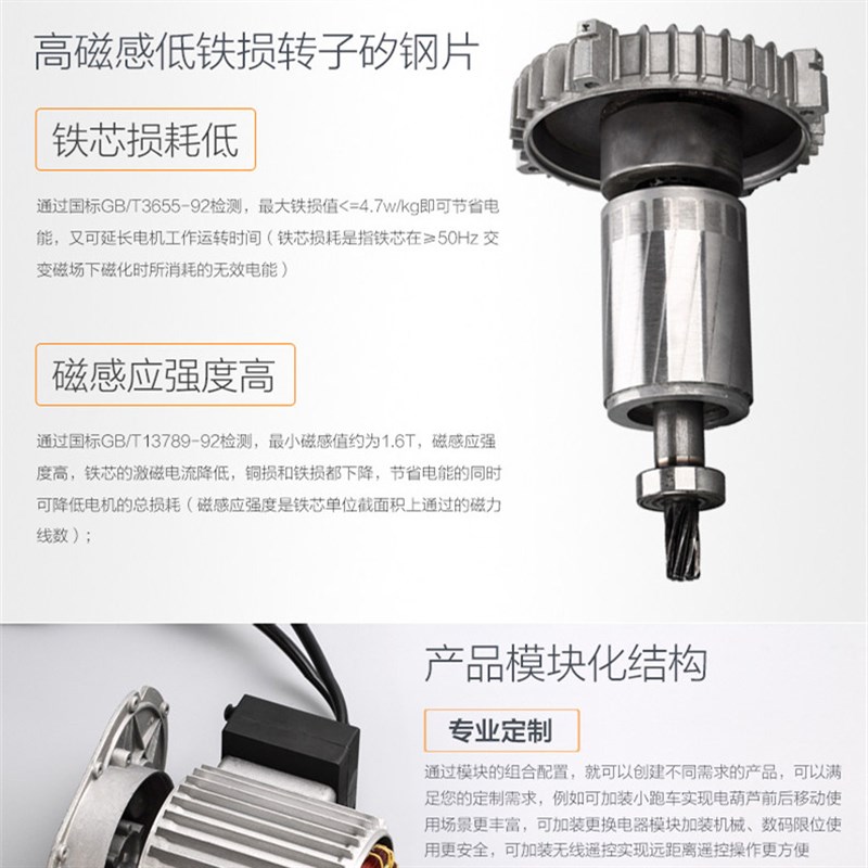 微型电动葫芦220v家用小型吊机升降提升机200公斤0.5吨起重电葫芦