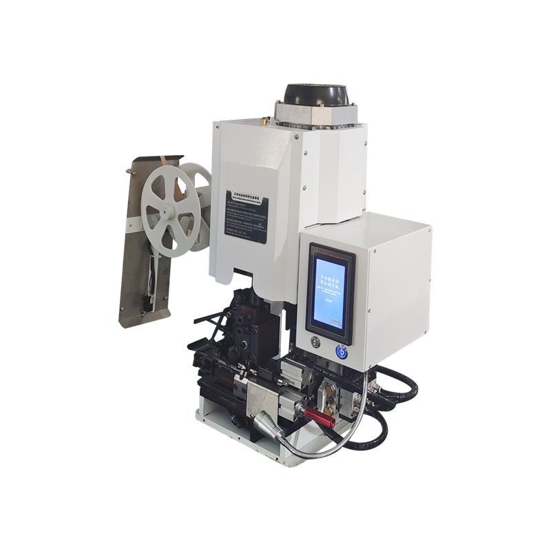 连剥带打端子机全自动超静音压接端子机精密模具多芯线剥皮打端机