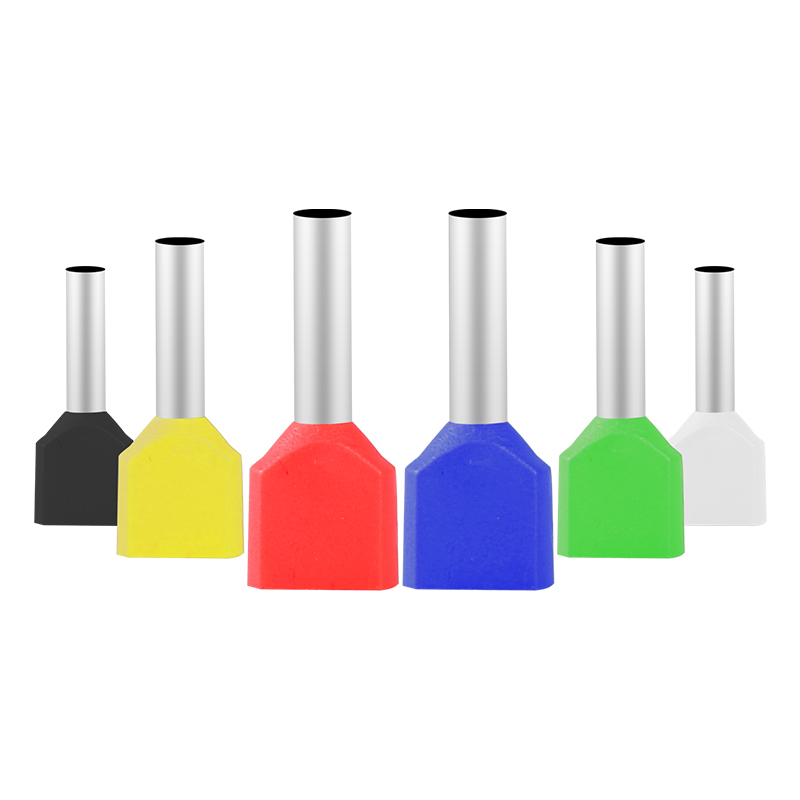 双线针型TE0508/7508/1008/2508/4012欧式冷压 双线管型接线端子