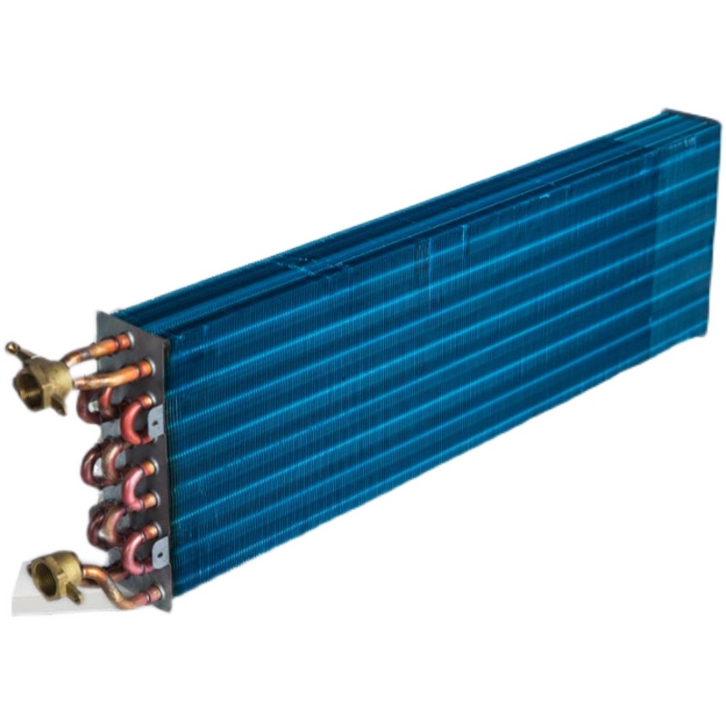 水空调风机盘管表冷器换热器中央空调散热器煤改电盘管冷凝蒸发器