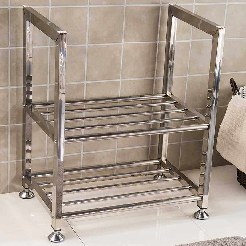 7T定 制洗衣池钢架 洗菜盆钢架不锈钢支架 双层加固尺寸水池水槽