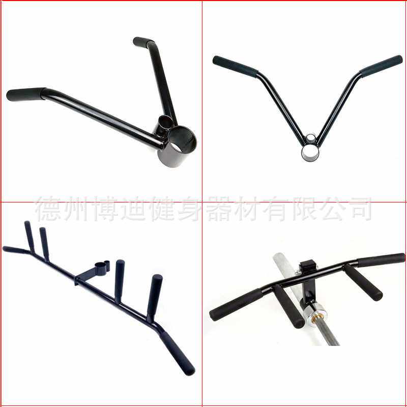 T杠划船硬拉爆发力训练核心训练器把手杠铃炮架多靶位地雷架把手