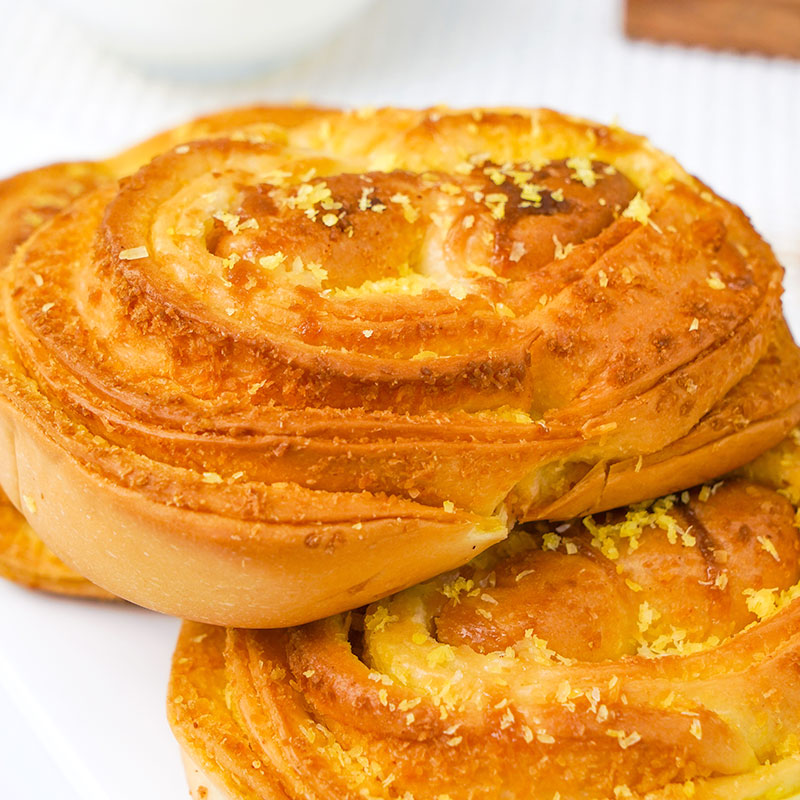 左烘右焙椰蓉面包松软短保