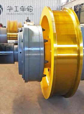 华工50-1000天mm门式起重机车轮组吊门行走轮航2TSR吊轮子车轨道