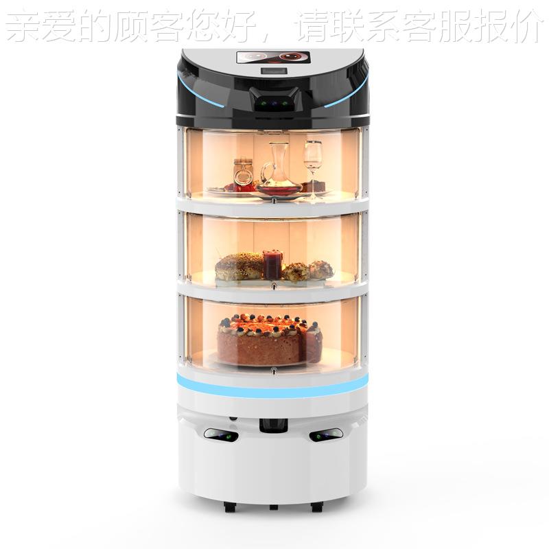 锐曼智务能饭传菜送机器店人餐服海底捞餐厅餐DB01饮配送机器人