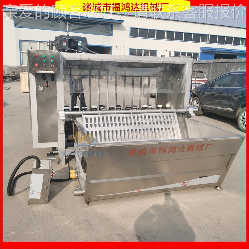 捞扒承液重50毛0斤的猪刨毛机 压式打机 胶FHD200棒式猪羊脱毛机