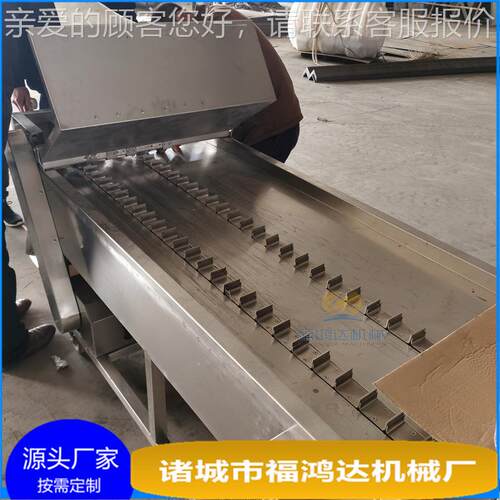 鱼类罐头切块机器 带鱼段切冻割设备KFW 罐头预处段的冷理刀鱼切