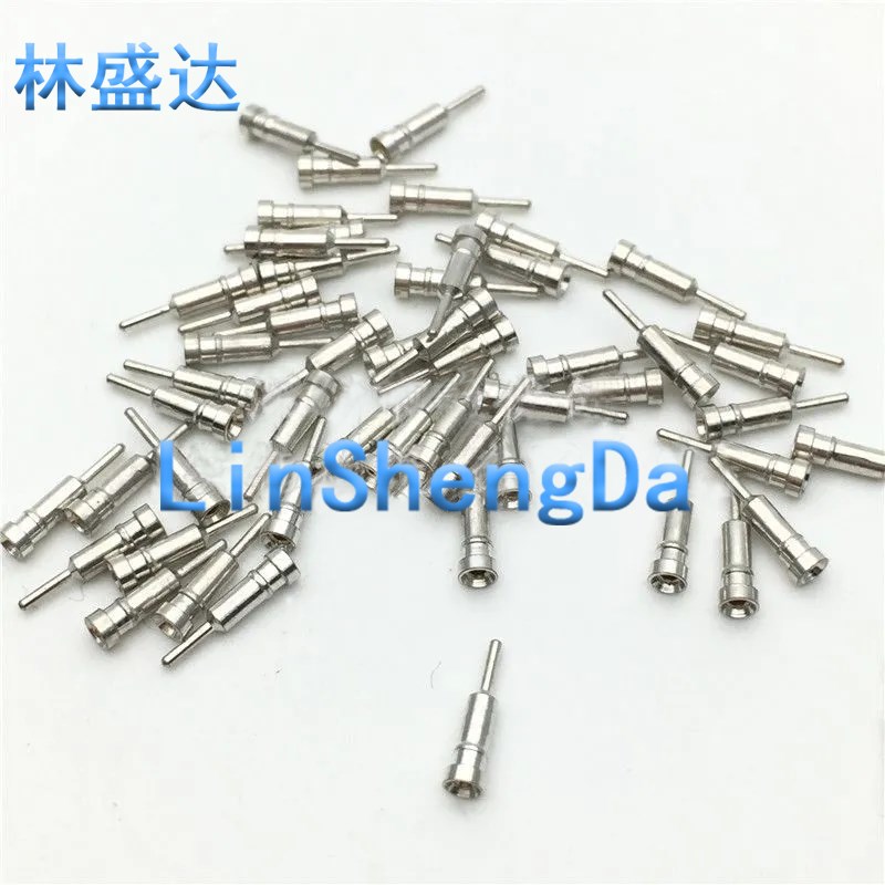 2.54MM 1P圆孔排母排针 单针 光针 镀锡 镀金 圆孔针座 10个/50个