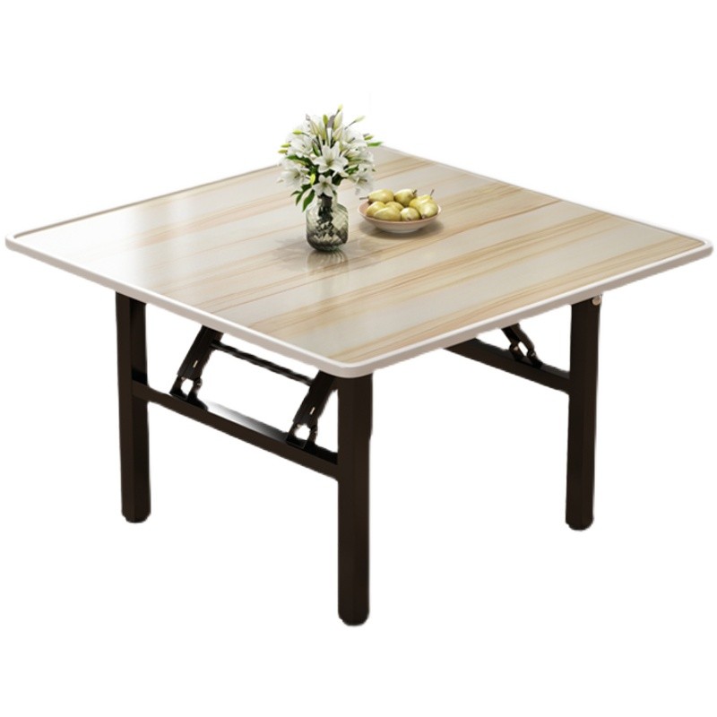 折叠吃饭桌矮桌家用餐桌地桌摆摊桌简易四方桌出租屋正方形小桌子