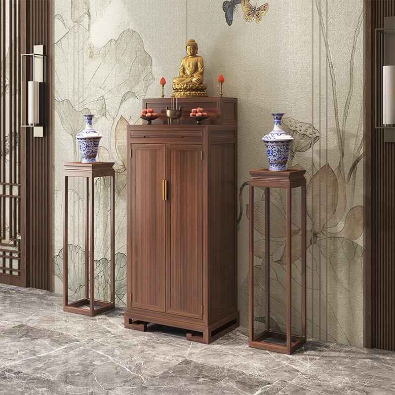 家用实木现代简约供桌佛桌供台新中式佛台佛柜佛龛立柜香案神龛柜