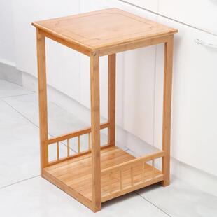 楠竹放饮水机的小桌子架实木置物架电磁炉烧水壶茶具简易水桶架子