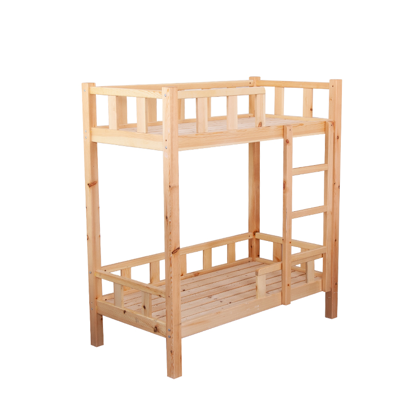 儿童实木床幼儿园午休午睡单人小床托管班叠叠床上下铺四层推拉床