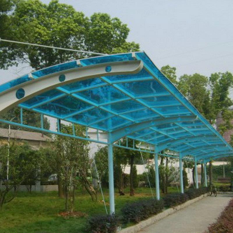 厂家小区电动车停车棚膜结构雨棚