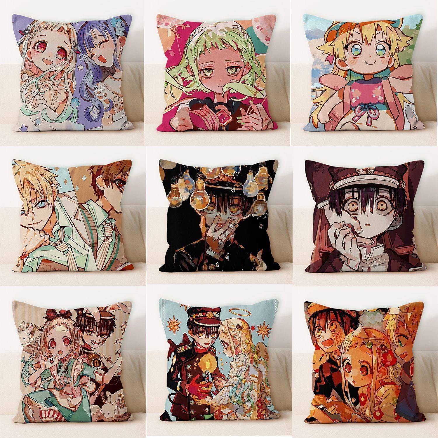 地缚少年花子君抱枕周边抱枕居家沙发装饰抱枕办公室汽车护腰抱枕